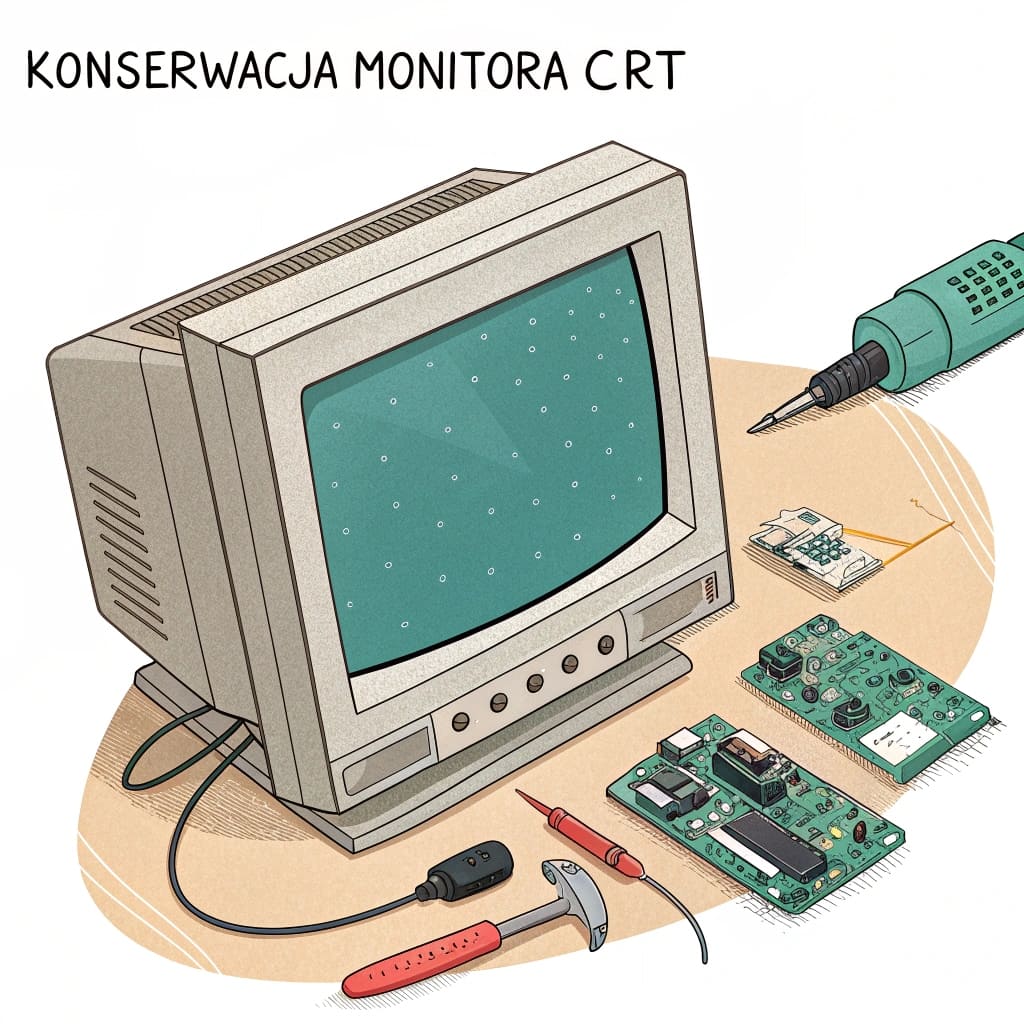 Konserwacja monitora CRT